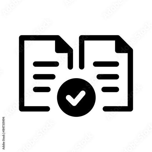 Document Icon Vector Symbol Design Illustration