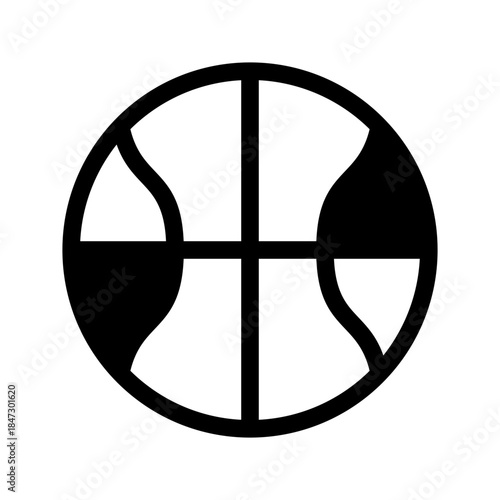 Basketball Icon Vector Symbol Design Illustration