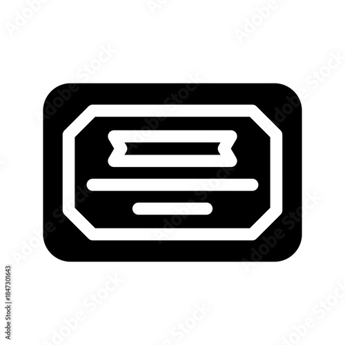 Certificate Icon Vector Symbol Design Illustration