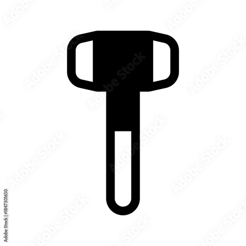 Hammer Icon Vector Symbol Design Illustration