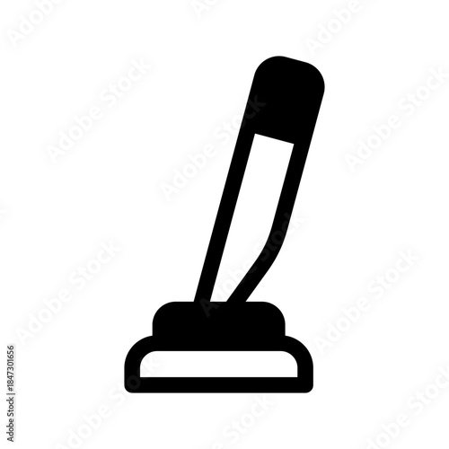 Curling Icon Vector Symbol Design Illustration