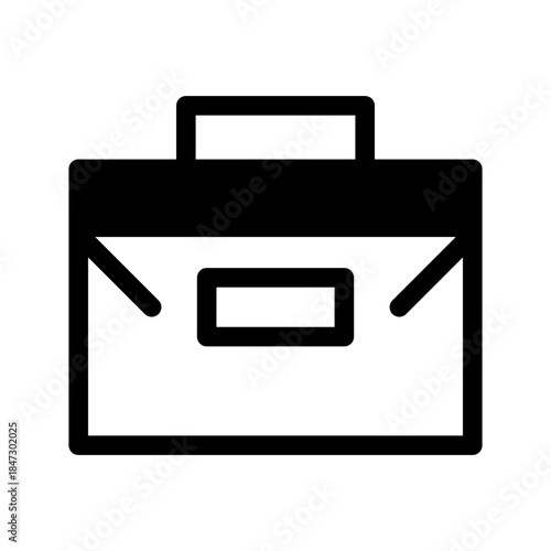 Briefcase Icon Vector Symbol Design Illustration