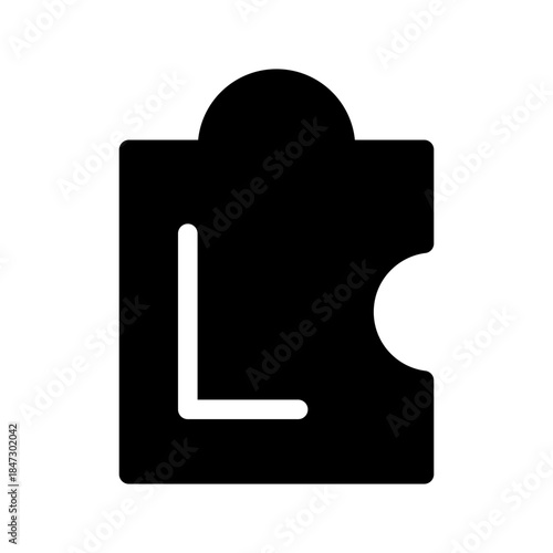 Jigsaw Icon Vector Symbol Design Illustration