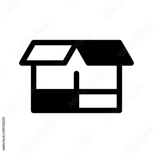Unboxing Icon Vector Symbol Design Illustration