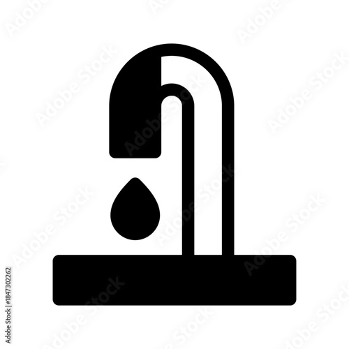 Water Tap Icon Vector Symbol Design Illustration