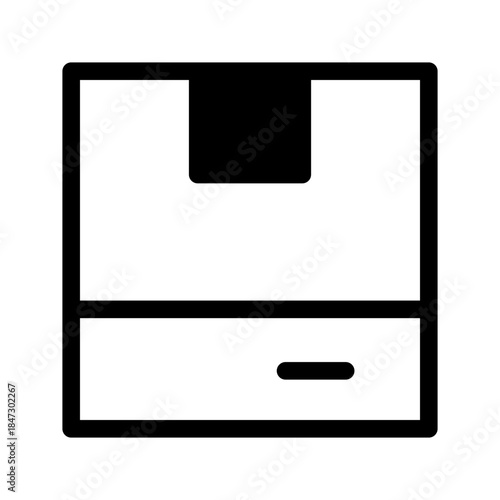 Delivery Box Icon Vector Symbol Design Illustration