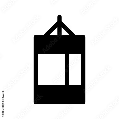 Boxing Bag Icon Vector Symbol Design Illustration