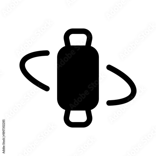 Rolling Pin Icon Vector Symbol Design Illustration