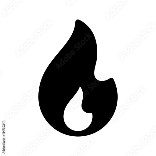 Fire Icon Vector Symbol Design Illustration