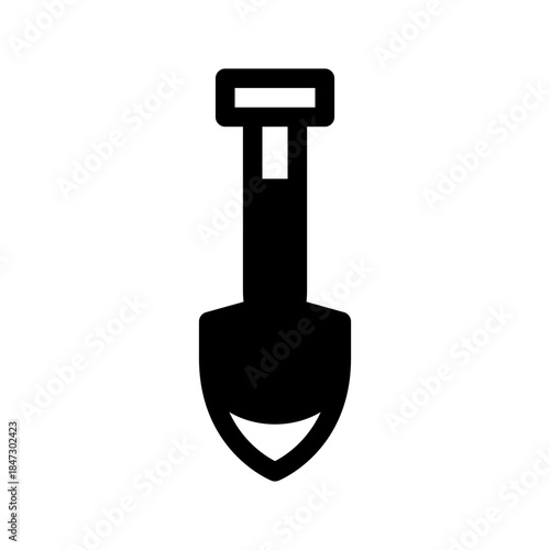 Shovel Icon Vector Symbol Design Illustration
