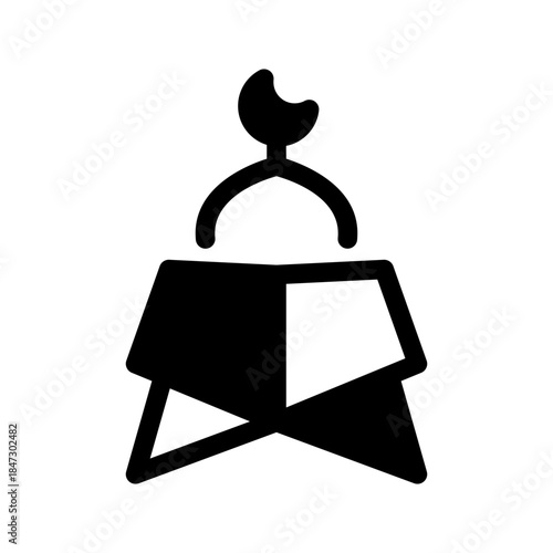 Quran Icon Vector Symbol Design Illustration