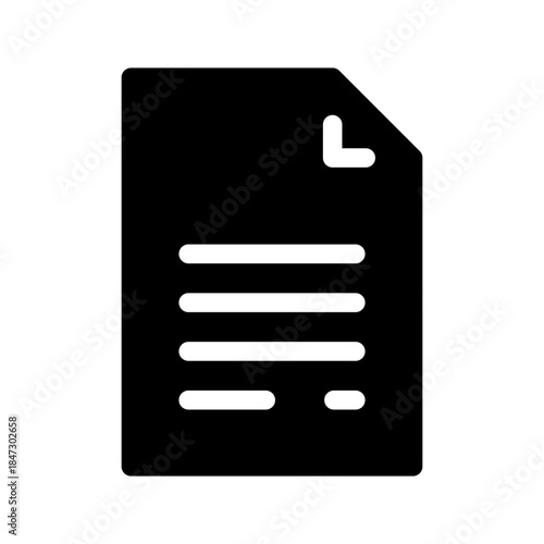 Invoice Icon Vector Symbol Design Illustration