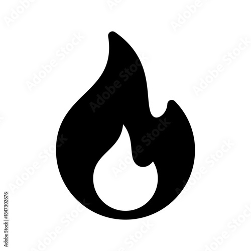 Fire Icon Vector Symbol Design Illustration