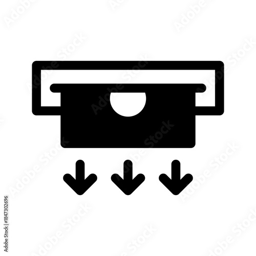 Withdraw Icon Vector Symbol Design Illustration
