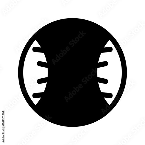 Baseball Icon Vector Symbol Design Illustration