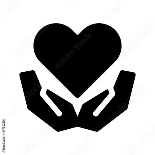 Charity Icon Vector Symbol Design Illustration