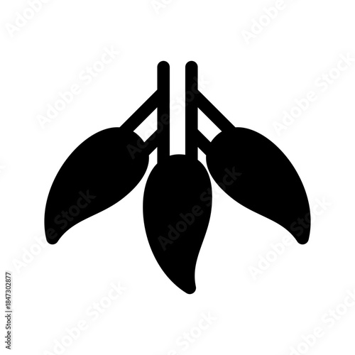 Cassava Icon Vector Symbol Design Illustration