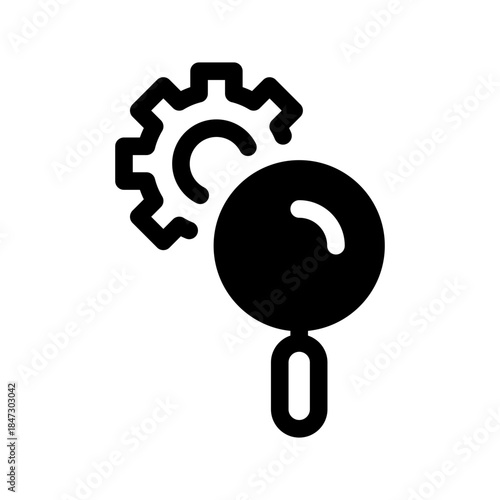 Research Icon Vector Symbol Design Illustration