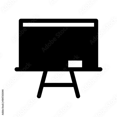 Blackboard Icon Vector Symbol Design Illustration