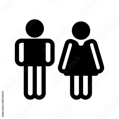 Restroom Icon Vector Symbol Design Illustration