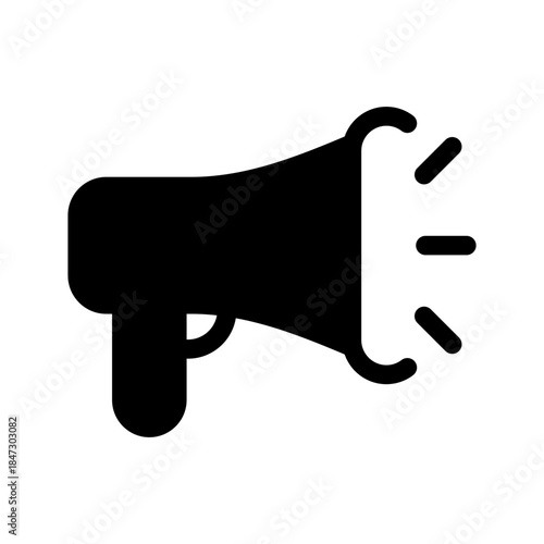 Megaphone Icon Vector Symbol Design Illustration