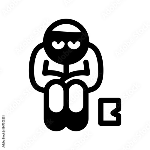 Homeless Icon Vector Symbol Design Illustration