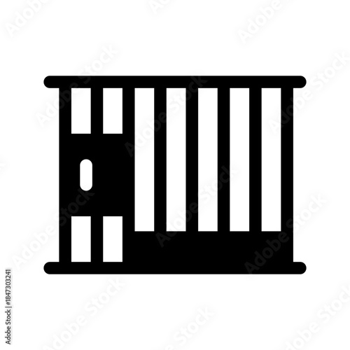 Prison Icon Vector Symbol Design Illustration