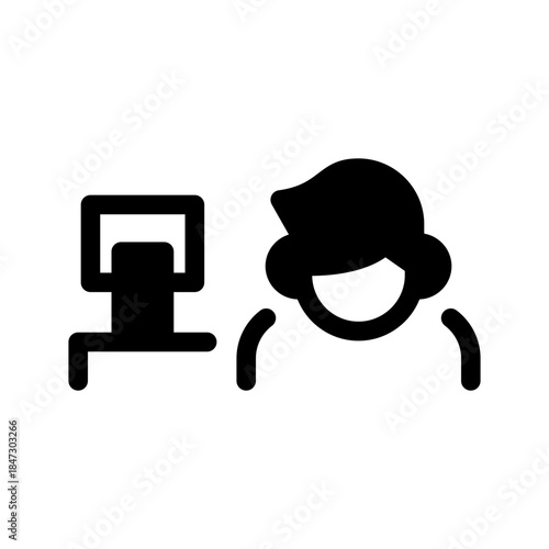 Cashier Icon Vector Symbol Design Illustration