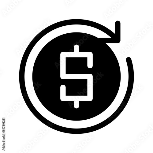 Refund Icon Vector Symbol Design Illustration