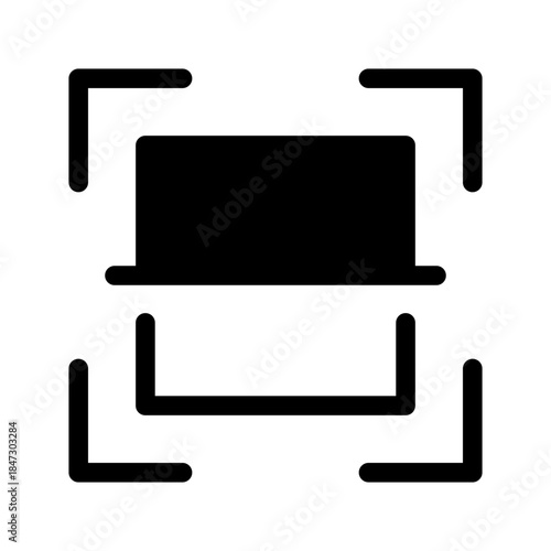 Scanner Icon Vector Symbol Design Illustration