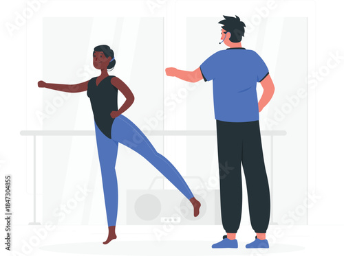 Person performing a dance move