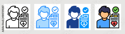 Health Check Icon Collection Set Multiple Style