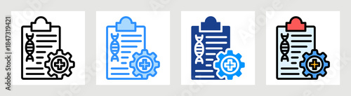 Biomedical Icon Collection Set Multiple Style