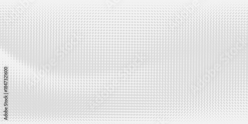 Dotted halftone gradient texture. Vanishing polka dot background. Repeating dots gradation pattern background.