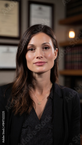 Confident consultant portrait, legal office, professional woman, blazer Free Download Confident consultant portrait, legal office, professional woman, blazer - GFXLoad