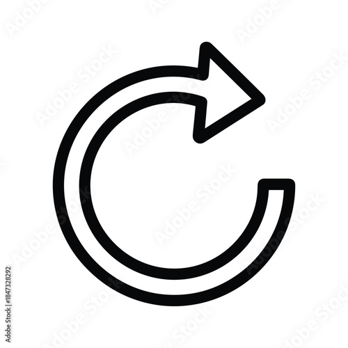 Refresh icon symbolizing reload and restart