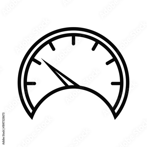 Speedometer icon showing high speed