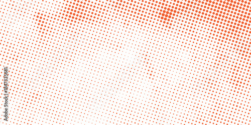 Abstract Orange Halftone Pattern Texture Background For Design Projects And Marketing.vector illustration eps10