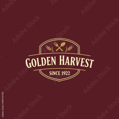 Golden Harvest Logo Since 1922 Emblem.