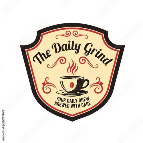 Coffee Cup Logo Design Element.