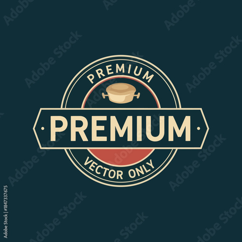 Premium Quality Badge or Label Design.