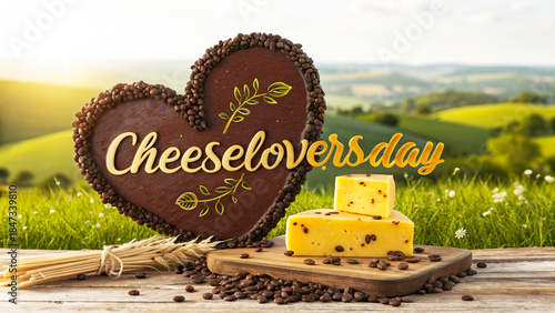 Chesterfield Celebration with Cheese and Chocolate: A Delightful Fusion of Comfort Food and Fast Food, Uniting the Love of Cheese in Every Bite.