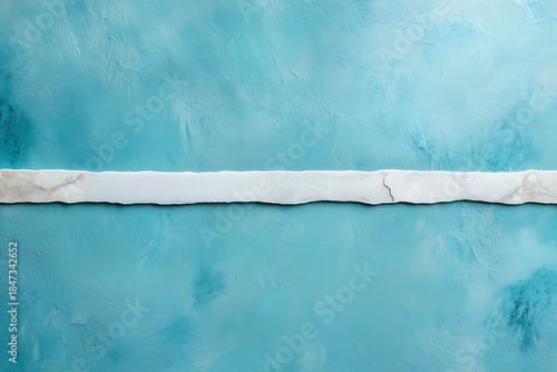 Elegant Blue Background with Subtle Texture and White Marble Accent Strip