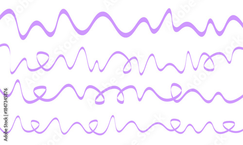 abstract birthday ribbon party clipart illustration