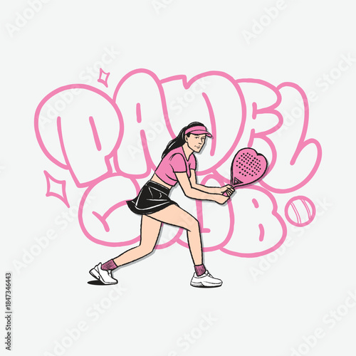 PADEL player, girl, man, padel player, padel throwup, padel bubble, service padel, padel club