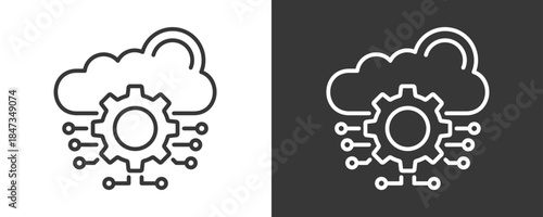 Api Icon Set Vector Collection Isolated In Black And White