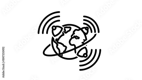 A vibrant close-up of a blooming red hibiscus flower with dew drops on its petals against a lush green background