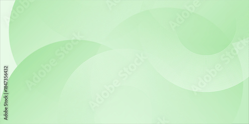 Minimalist soft Abstract Background in Gradient green and white Tones with Circles. Circle effect style geometric, abstract background abstract illustration