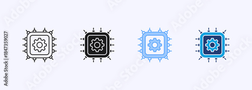 Hardware Icon Set Multiple Style Collection Element For Design