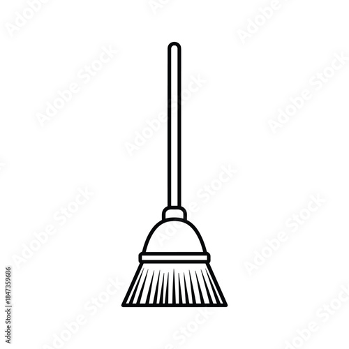 Broom for cleaning purposes